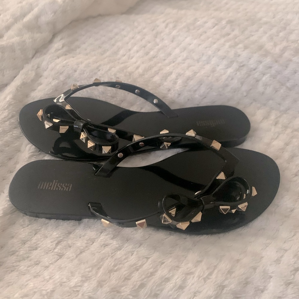 Melissa Harmonic Sandal with gold studs